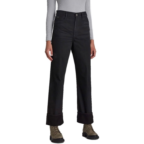 G-Star Denim - G-star raw 24x32 straight jeans, black, 24W x 32L